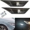 Светодиодные габаритные огни Civic для 2016- Honda Civic Седан Купе Хэтчбек Дымчатая линза Боковой габаритный огонь Янтарный светодиодный указатель поворота/Белый светодиод