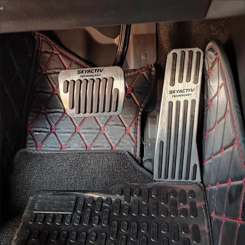 For Mazda CX-90 CX90 2024 2025 Accessories Accelerator Brake Pedal Car Foot Pedal Pads Covers Anti-Slip Sports Interior Styling