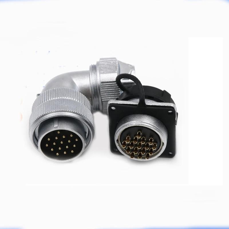 WEIPU WF28 TU+Z M28 90 Degree Male Plug Female Socket Bulkhead Connector Waterproof Adapter 2 3 4 7 8 9 10 12 16 17 20 24 26 Pin