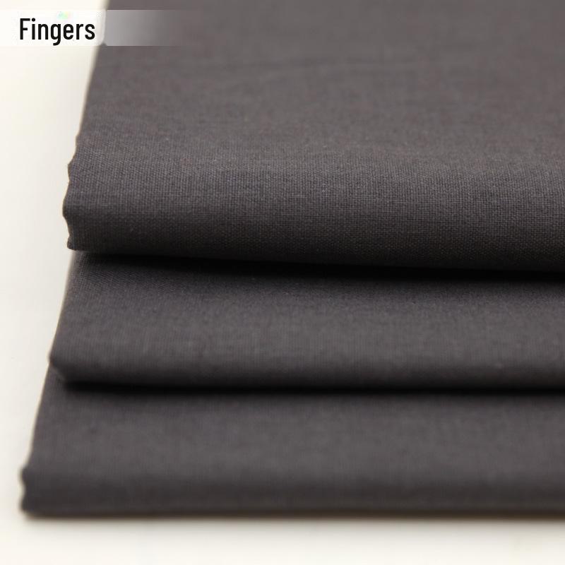 Простая синяя хлопковая и льняная ткань для вышивки своими руками и ручного пэчворка