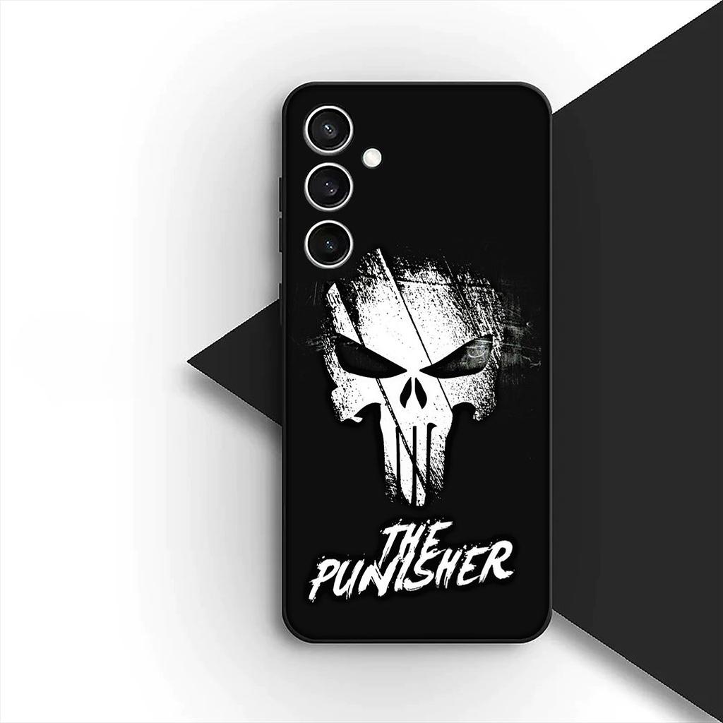 Protective Cover for Xiaomi Redmi Note 12 11 10 A3 Pro 10A 10C 12C Note12 5G 4G Casing Phone Case The Punisher Marvel Skull