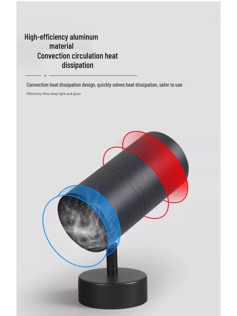 Adjustable LED Surface-Mounted Ceiling Spotlight for Commercial Use