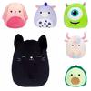 Плюшевая игрушка Squishmallows Кот-Акула Кролик С наполнителем из ПП хлопка Для детей и коллекционеров