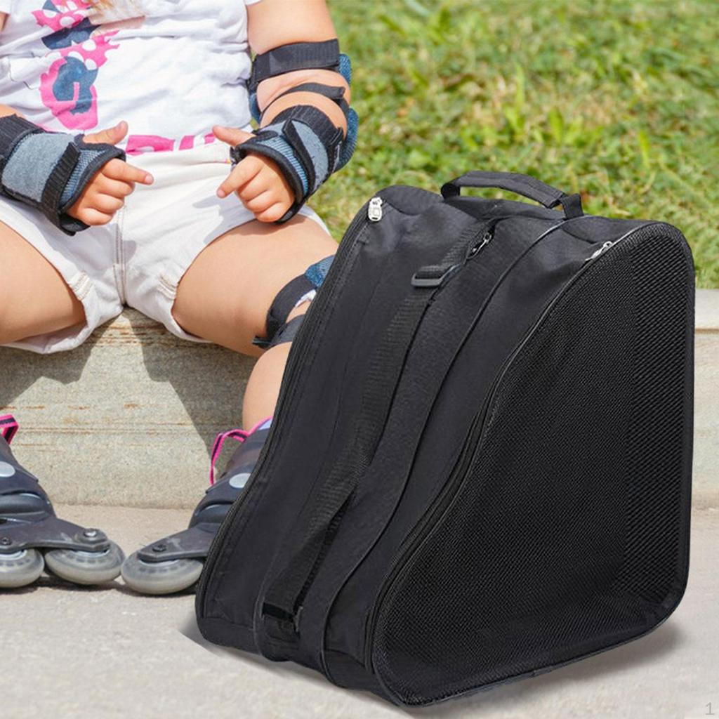 Сумка для роликовых коньков, сумка для хранения льда большой емкости для хранения обуви для катания на коньках