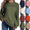Women's Long Sleeve Winter Season Sweater Sweater Knitted Pullover Round Neck Sweater Pullover Knitted Sweater