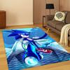 Классический ковер-ковер с изображением ежика из мультфильма S-Sonic для спальни, гостиной, дивана, домашнего декора, детский коврик с нескользящей основой, подарок