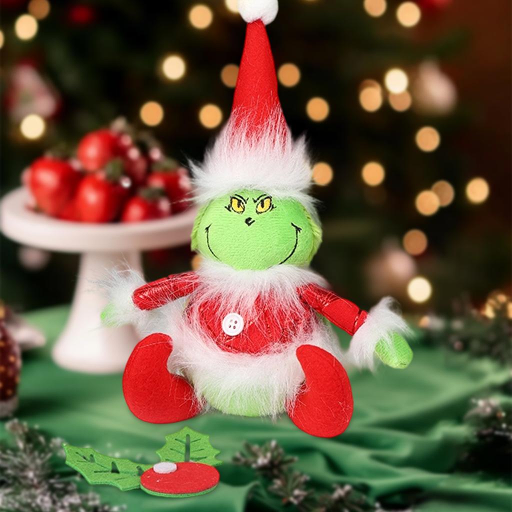 Plush Toy Green Foam Doll Children's Cartoon Doll Christmas Cute Dolls