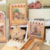Цветная внутренняя страница Capybara Notebook Doll Claw Machine Square Letter Pad Small Notepad Office