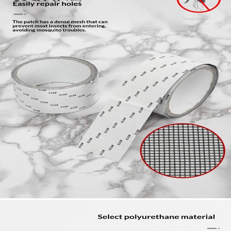 2M Window Screen Repair Tape With Strong Self Adhesive For Home Window Door Mesh Hole Fixing Anti Mosquito And Insects