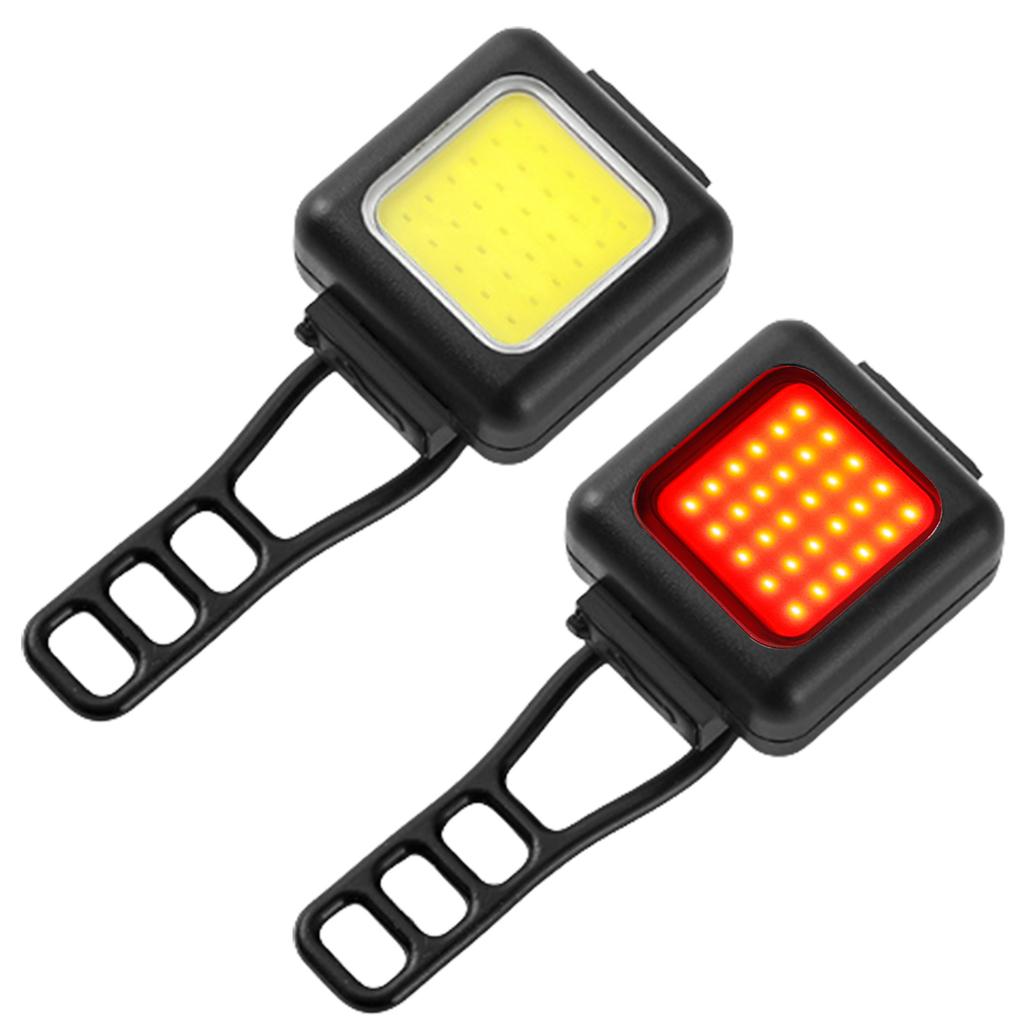 Перезаряжаемые велосипедные передние и задние фонари, мини-фонари для велосипедов, водонепроницаемые велосипедные фары, задние фонари для велосипедов