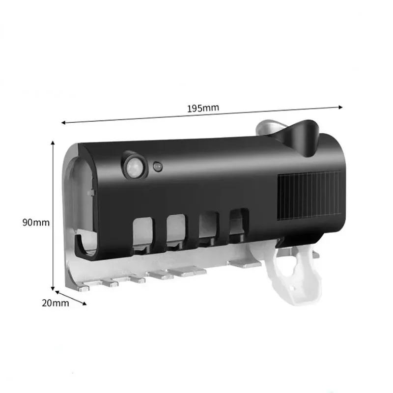 Держатель для ванной комнаты, автоматический дозатор зубной щетки и зубной пасты, пылезащитный липкий настенный дозатор зубной пасты