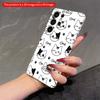 2DFlat Samsung phone case Kawaii Cat Faces Pattern Phone Case Applicable to Galaxy S23 S24 S25ULTRA S26 A12 A14 A15 A16 A54 A55
