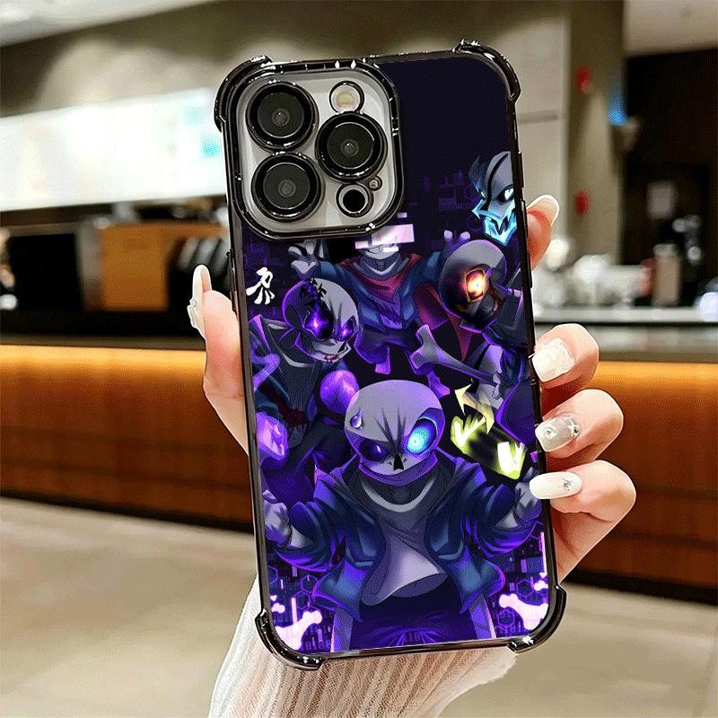 U-Undertale S-Sans Покрытие Чехол для Телефона Для Iphone 16 17 Pro Max Air 16E 14 15 Plus 12 13 Mini Противоударный Подушка Безопасности Чехол