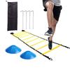 Agility Speed Ladder Training Adjustable Rungs Soccer Speed Football Fitness Feet Training Football Training Equipment