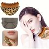 Portable Lymphatic Drainage Massager for Face Leopard Print Contour Massager for Jawline