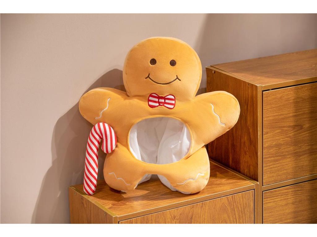 Рождественская плюшевая шляпа в виде пряничного человечка – Мультяжный фото- и сценический реквизит