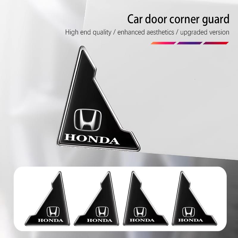 OHR3 4PCS Car Door Anti-collision Corner Protectors Stickers For Honda civic accord fit jazz pilot CRV odyssey passport city shuttle