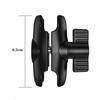 Motorcycle Bike Panoramic Monopod Handlebar Double Clip Bracket for Insta360 One X2 GoPro 11 10 9 Selfie Stick Camera Accessory
