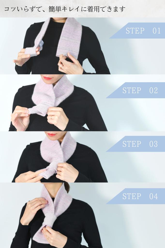 Mini Cashmere At with and Insert Birthday Christmas Gift I.P.P. Scarf, 100% [Lightweight 65g/Warm Two-Layer Construction], Men's Women's, Scarf, Gift,