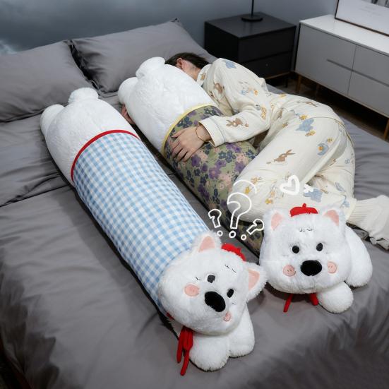 Подушка-длинная собака, подушка-лапа щенка, пушистая мягкая игрушка, милая подушка для поддержки спины, мягкий плюш