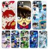 Крутой чехол для телефона Detective Conan Anime для iPhone 14 13 11 12 Pro Max X XR XS 7 8 Plus SE прозрачный мягкий силиконовый чехол