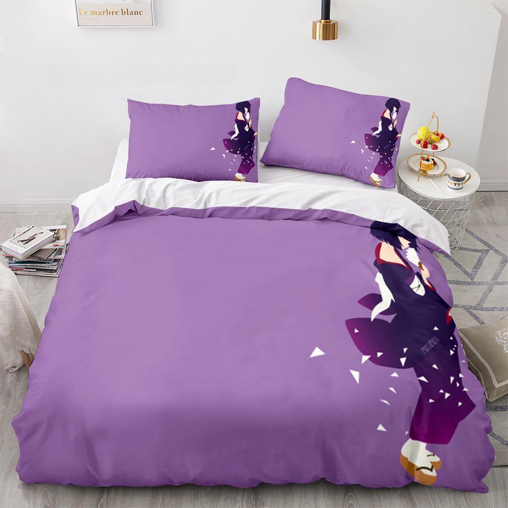 Постельное белье Hunter × Hunter Односпальное Полутораспальное Двуспальное Кинг-сайз Комплект постельного белья Взрослый Детский Спальня Пододеяльник Комплекты 3D Принт Аниме Простыня