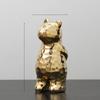 Nordic Creative Light Luxury Electroplated Ceramic Bear Ornaments Animal Living Room Children's Room Desktop Home Soft Decorations
