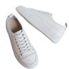 Genuine Leather Shoes Spring Autumn Cow Leather Flat Bottom Loafers White Shoes Ladie Sneakers Vulcanized Shoes