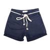 Midnight Blue Canvas Shorts Girl Child