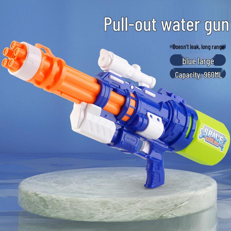 Kids’ XL High-Pressure Gatling Water Gun for Beach Battles