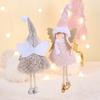 Pink Color Christmas Decoration Figurine Design Angel Pendant Christmas Tree Pendant  Holiday Decor