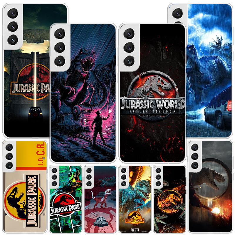 J-Jurassic Park Dinosaur World Phnoe Case for Samsung Galaxy S26 S25 Edge S23 S24 Ultra S22 Plus S21 S20 FE Unique Cover Soft Co