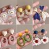 Color Earrings for Summer Women's Stud Earrings Dopamine Flower Earrings