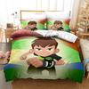 3D мультфильм Ben10 пододеяльник с наволочкой комплект постельного белья односпальная двуспальная кровать двуспальная кровать размера «king-size» комплект для домашнего текстиля