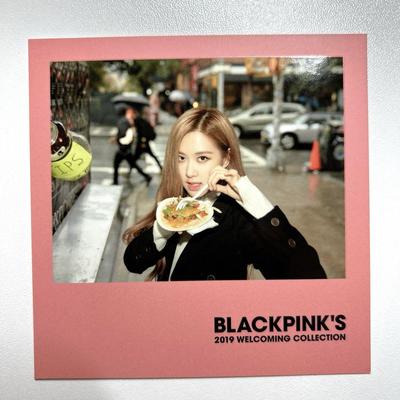 [Б/У] РОЗЕ BLACKPINK 2019 Морской волны Полароид Торговая карта