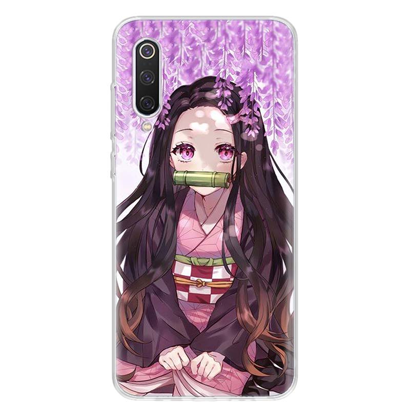 Чехол для телефона Demon Slayer Kamado Nezuko для Xiaomi Poco X3 GT X4 NFC M4 Pro M3 M2 F3 F2 F1 Mi Note 10 A3 A2 Lite A1 CC9E Fun