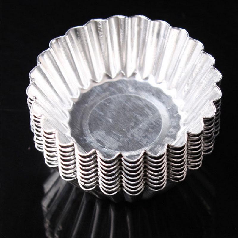 Kitchen Pastry Moulds Aluminum Alloy Egg Trat Flower Cupcake Maker Baking Mould Tools ARI