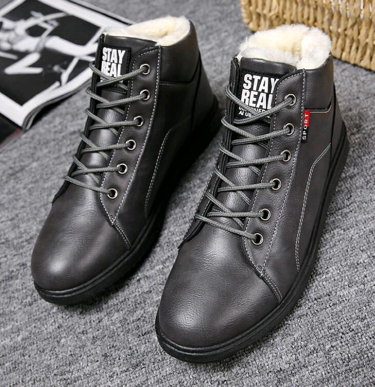 Мужские ботинки зимние осенние ботильоны мотоциклетные ботинки зимние ботинки рабочие оксфорды зимняя мужская обувь 569