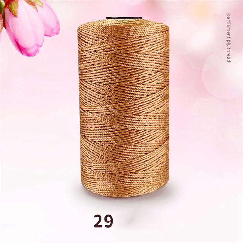 Ручная работа, ремесло, витой шнур макраме, сделай сам, свадебный декор, полипропиленовая швейная нить, 34 цвета, веревка