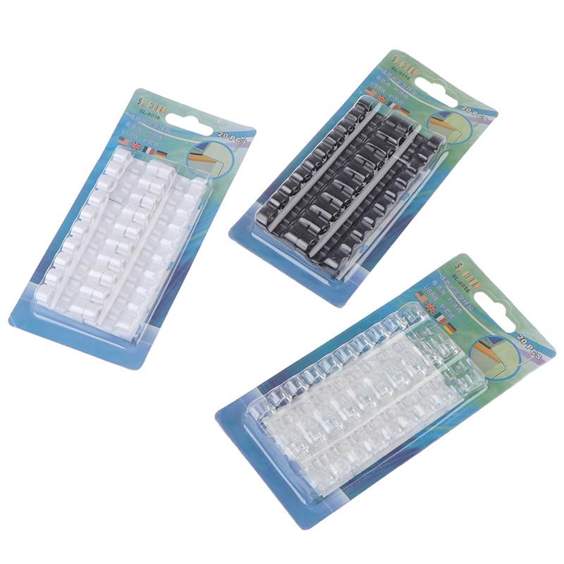 Набор финишеров, зажим для проволоки, держатель розетки, самоклеящийся органайзер для кабеля, зажимы для лески