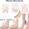 2 пары гелевых накладок на пятку, подушечки для пальцев ног, нерегулируемые вставки для заполнения дополнительного пространства в обуви для предотвращения мозолей, боли в туфлях на высоком каблуке, модельной обуви
