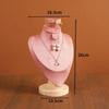 3 In 1 Design Jewelry Display Bust Velvet Surface Bust Display Holder  Bracelet Show