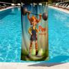 Pippi Longstocking Print Beach Towel Design, Soft, Lightweight. for Home Bathroom, Spa, Pool, Yoga, Surfing, Camping, Gift for Family, Friend