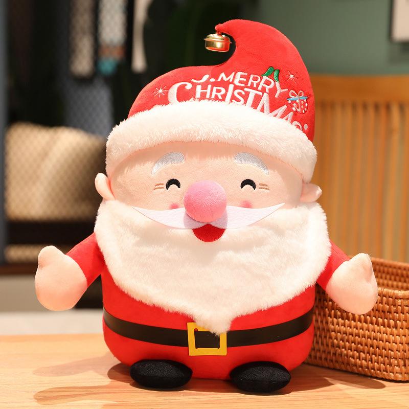 Santa Claus Doll Elk Plush Toy Girl Sleeping Pillow Rag Doll Doll Christmas Gift