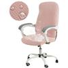 Computer Seat Stretch Stool Protector Pink Xl Office Elastic Slipcover Armrest Cover Gaming Waterproof For Covers Chair Chairs