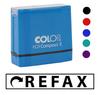 Printtoo Резиновый штамп Refax Self Inking, предварительно окрашенный офисный штамп - канцелярские принадлежности для домашнего офиса, черный - 42 x 9