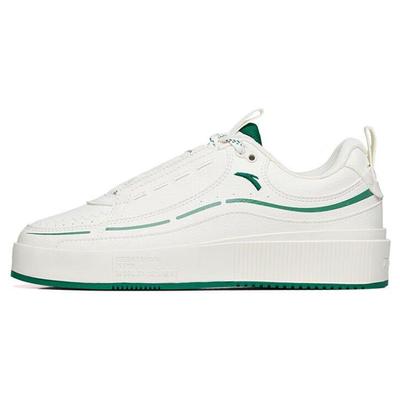 Кроссовки Lifestyle Series Non-Slip Shock Absorbing Durable Low-Top женские кроссовки Белый Зеленый 922228033-1