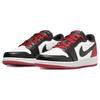 Детские кроссовки Air Jordan 1 Retro Low OG GS Black Toe White Varsity-Red CZ0858-106