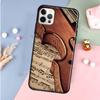 Элегантный чехол для телефона с нотами скрипки и бантом для Apple iPhone 13 11 Pro Max 12 mini X XR XS Max 8 7 Plus SE 2020, чехол