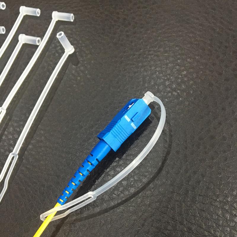 50 шт. LC пылезащитный колпачок длинный хвост для оптоволоконных соединительных шнуров Fc St Lc 1,25/2,5 мм волоконно-оптический Ftth пылезащитный колпачок